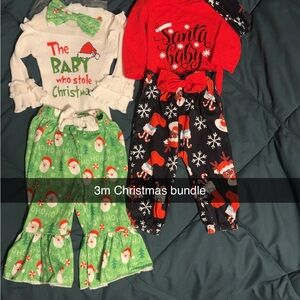 Christmas Baby Outfit Bundle